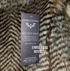 faux fur vest by Spirithoods